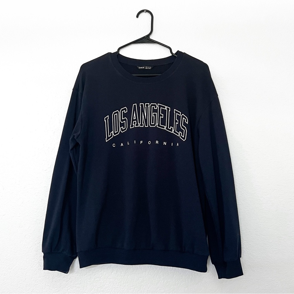 Unisex Navy Los Angeles Crewneck